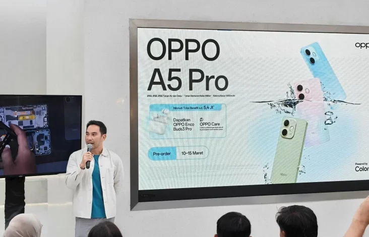Durabilitas Oppo A5 Pro Dibongkar Habis, Tahan Air, Debu, juga Guncangan?
