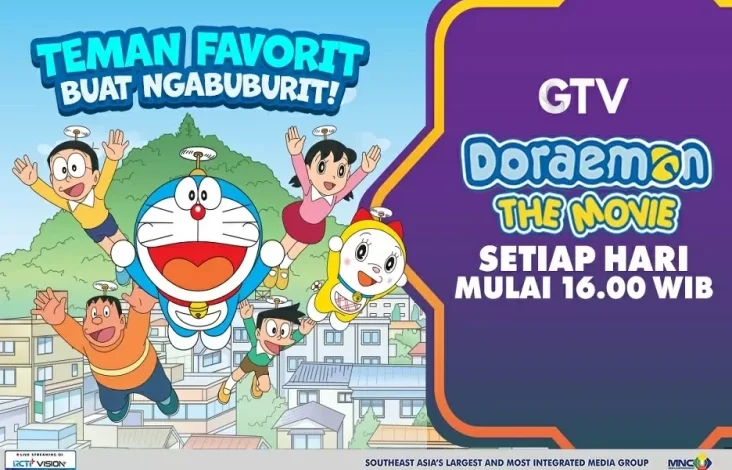 Its Family Time! Yuk Ikut Doraemon lalu juga Nobita Ngabuburit pada area Big Movies Family Platinum GTV!