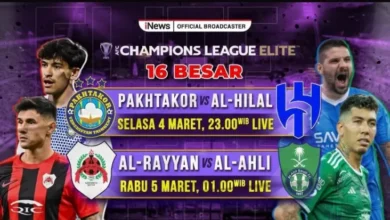 Live pada iNews! Al Hilal vs Pakhtakor pada area Babak 16 Besar AFC Champion League, Waktu petang Hal ini Waktu 23.00 Waktu Indonesia Barat