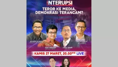 Waktu senja Hal ini adalah Teror ke Media, Demokrasi Terancam? di dalam tempat INTERUPSI bersatu Ariyo Ardi, Anisha Dasuki juga Para Narasumber Kredibel Lainnya Live dalam area iNews