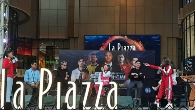 Pemeran Berbalas Selingkuh Meriahkan Nobar Indonesia vs Bahrain pada La Piazza