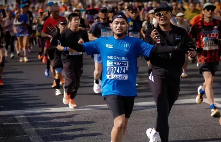 Penuh Syukur dan juga Haru, Juragan 99 Berhasil Menaklukkan Tokyo Marathon