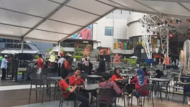 RCTI+ Gelar Nobar Timnas Indonesia vs Bahrain pada tempat La Piazza, Suporter Mulai Padati Lokasi