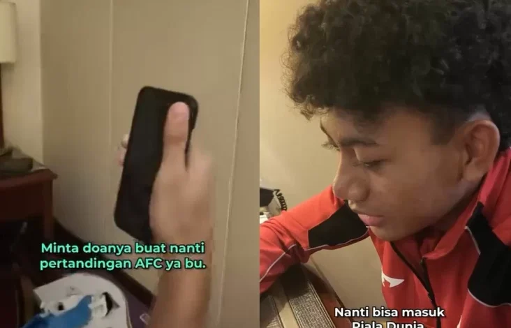 Momen Haru 2 Penggawa Timnas Indonesia U-17 Jelang Piala Asia U-17 2025: Ibu, Minta Doanya!